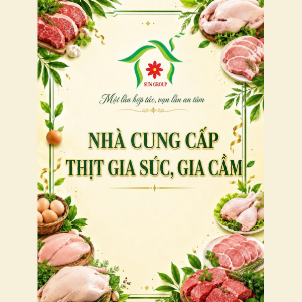 Nhà cung cấp thịt gia súc, gia cầm các loại