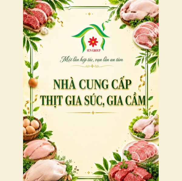 Nhà cung cấp thịt gia súc, gia cầm các loại